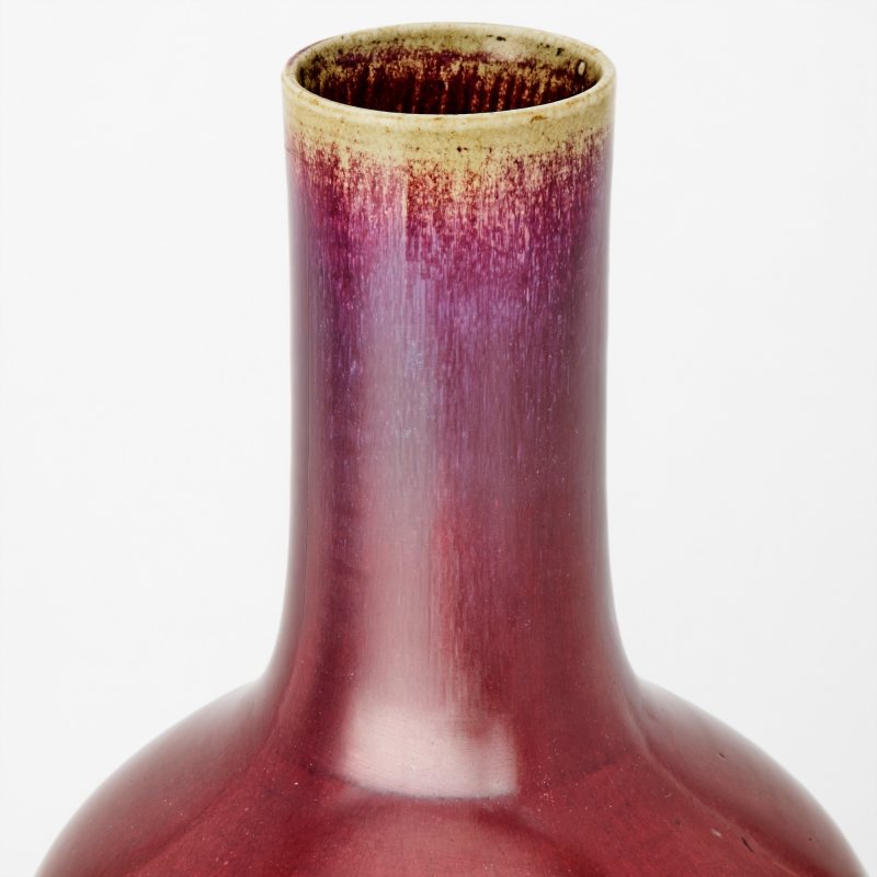 A Chinese Flambe Glazed Porcelain Vase - 图3