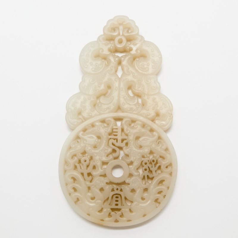 A Rare and Exceptional Chinese Carved White Jade Plaque - 图5
