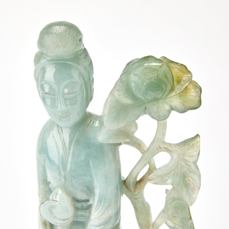 A Chinese Jadeite Figural Group - 图5