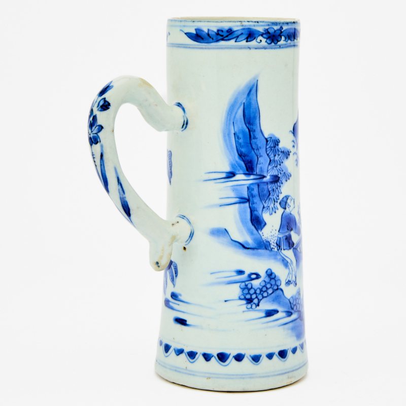 A Chinese Blue and White Porcelain Tankard - 图2
