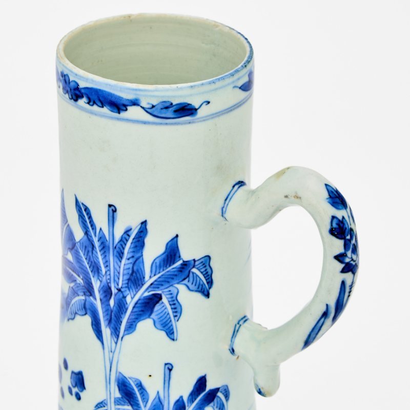 A Chinese Blue and White Porcelain Tankard - 图4