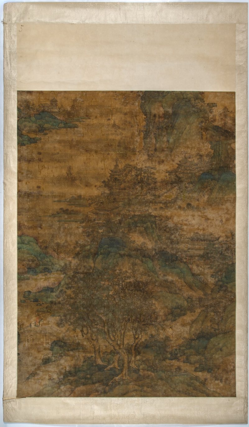 A Chinese Painting Scroll in the Style of Zhao Boju