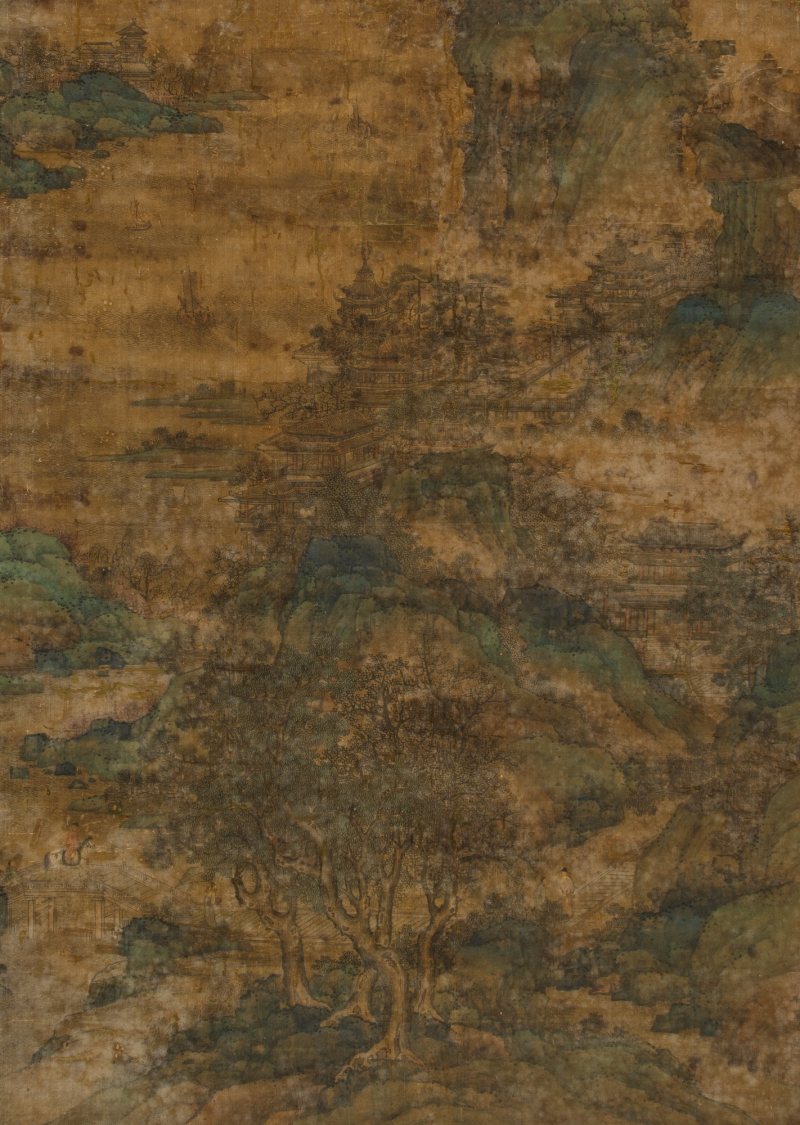 A Chinese Painting Scroll in the Style of Zhao Boju - 图2