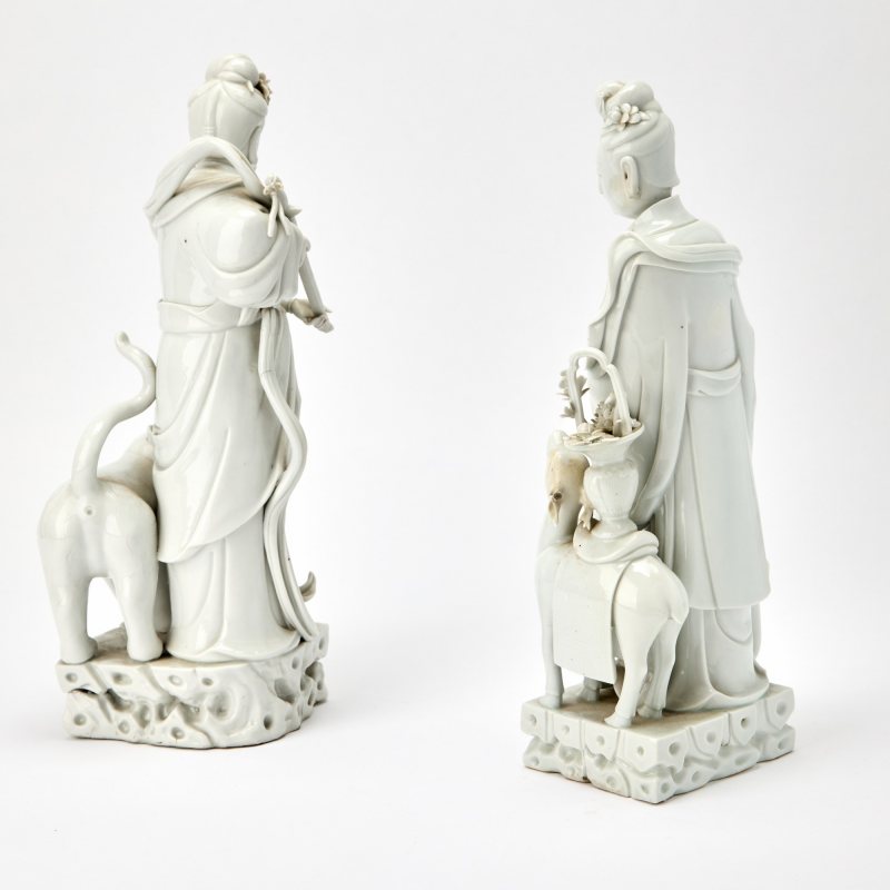 Two Chinese Dehua Porcelain Figures of Guanyin - 图5