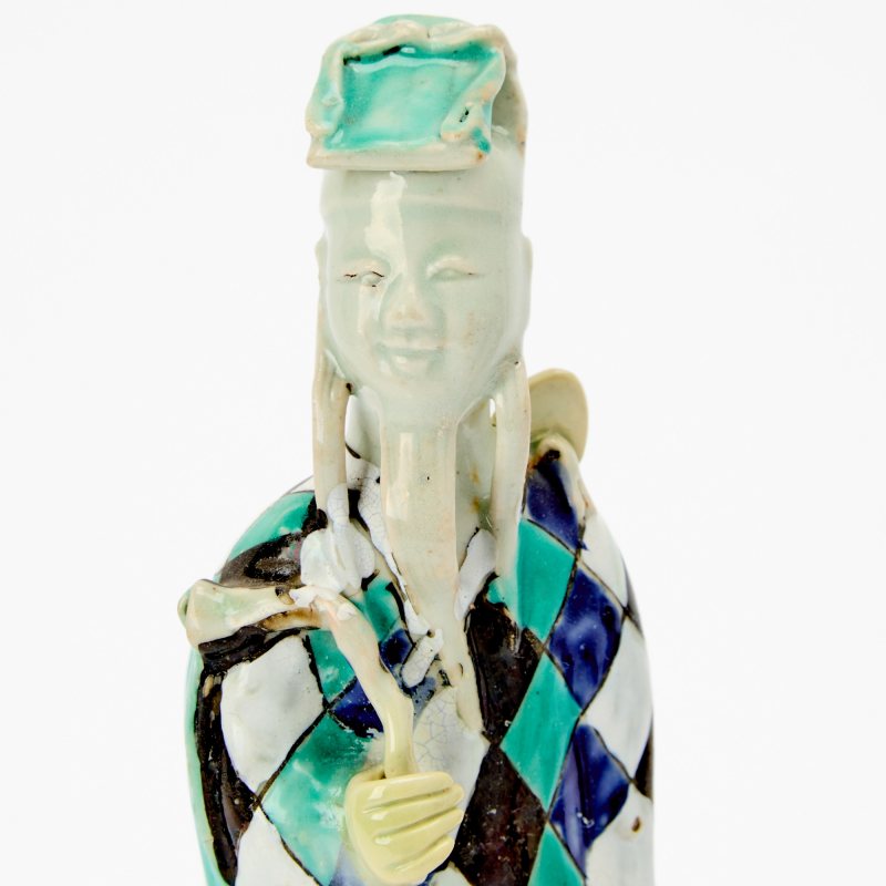 A Group of Nine Chinese Famille Rose Porcelain Figures of Immortals - 图5