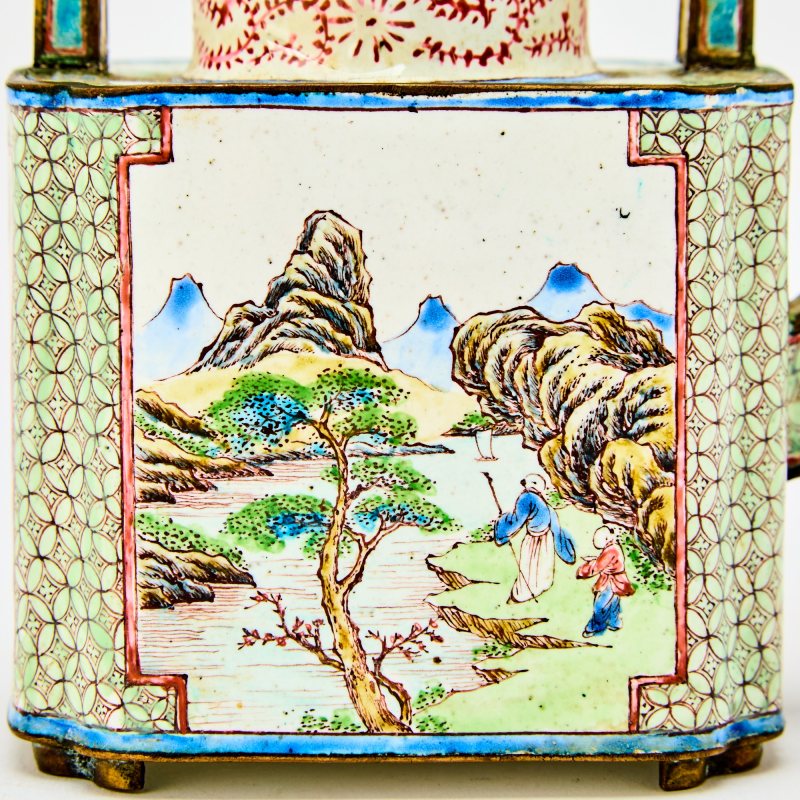 A Chinese Canton Enamel Teapot - 图5