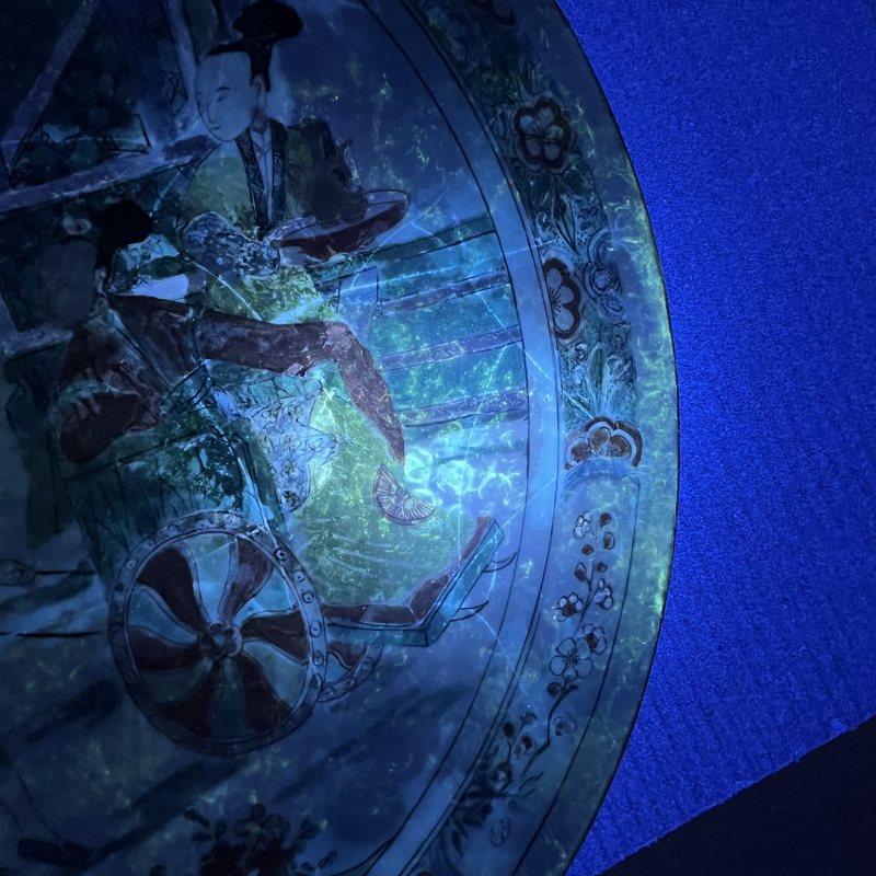 清康熙五彩西厢记人物故事大盘 - 图12