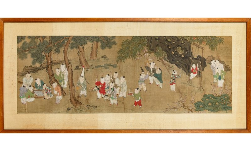 A Chinese School Painting of Boys
