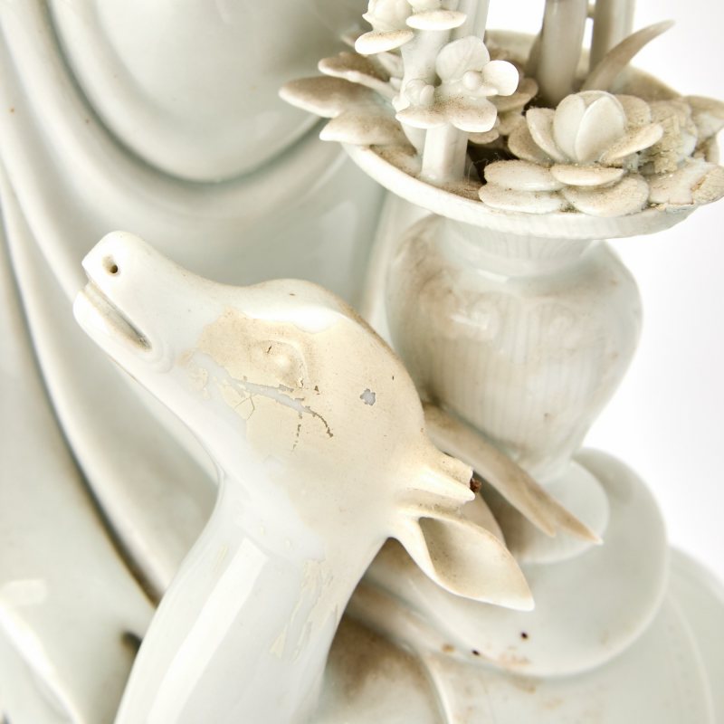 Two Chinese Dehua Porcelain Figures of Guanyin - 图8