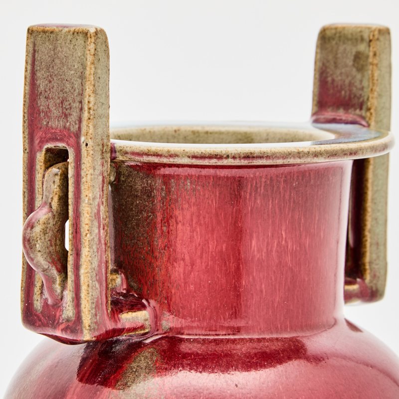 A Chinese Flambe Glazed Porcelain Tripod Censer - 图5