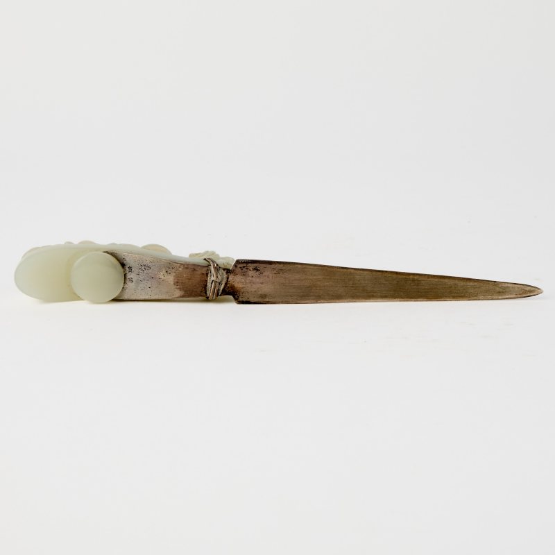 A Chinese White Jade 'Dragon' Belt Hook - 图4