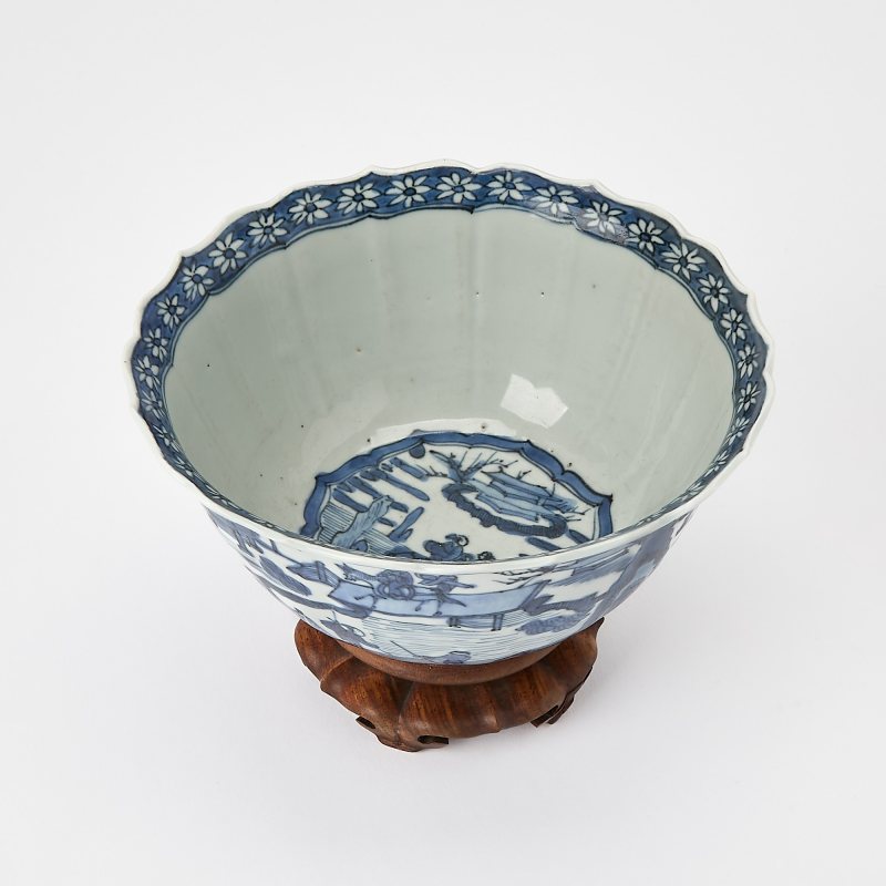A Chinese Blue and White Porcelain Bowl - 图3