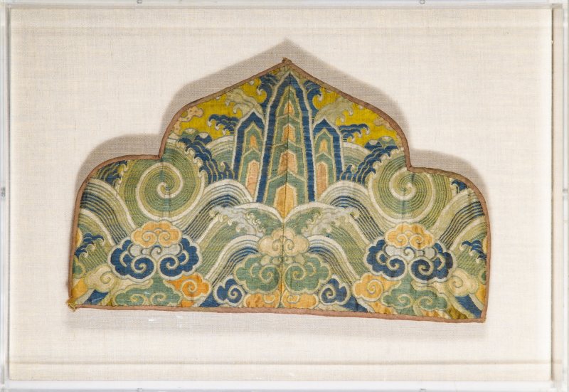Two Chinese Brocade Silk Throne Cushion Covers - 图6