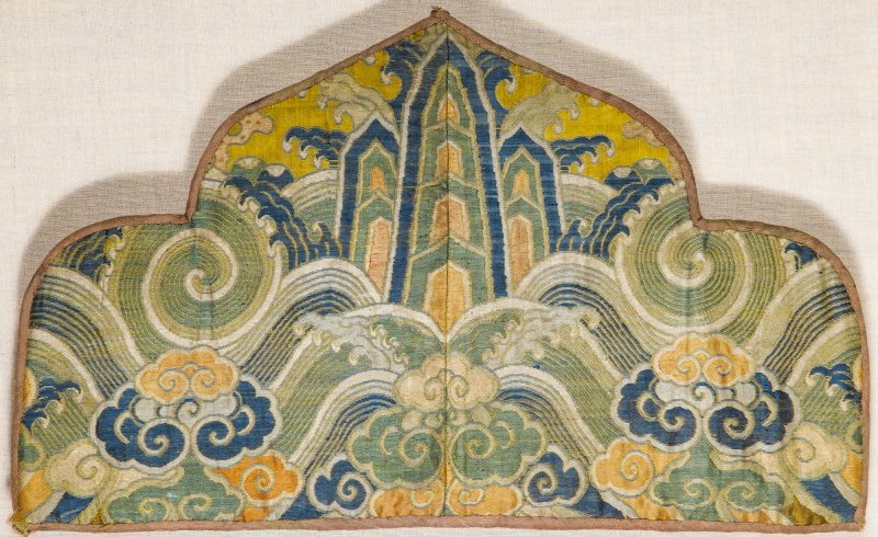 Two Chinese Brocade Silk Throne Cushion Covers - 图7