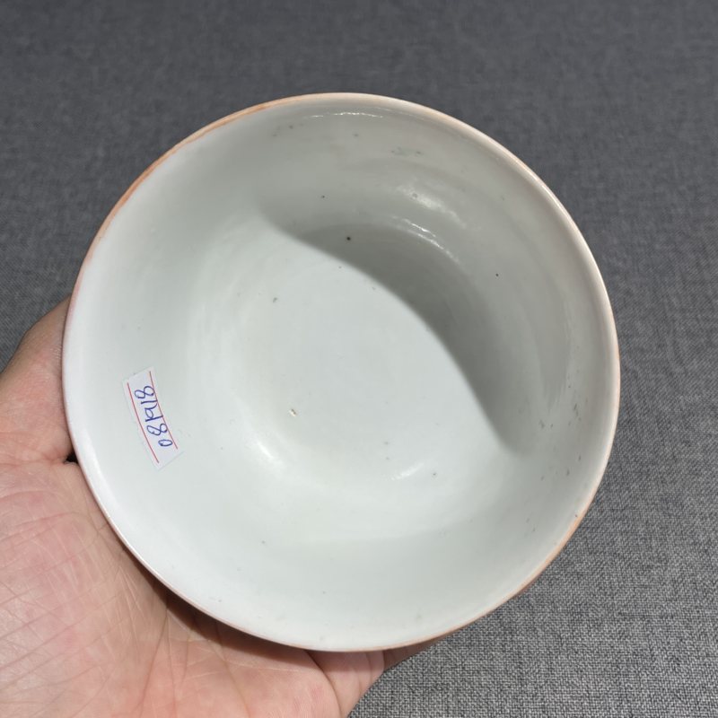 清洋彩花卉碗 - 图8