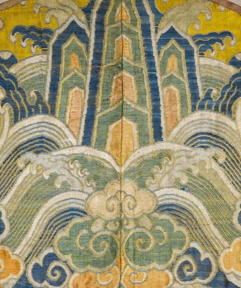 Two Chinese Brocade Silk Throne Cushion Covers - 图8