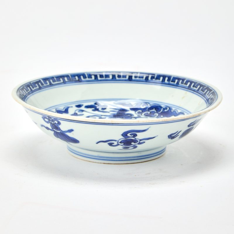 A Chinese Blue and White Porcelain Dish