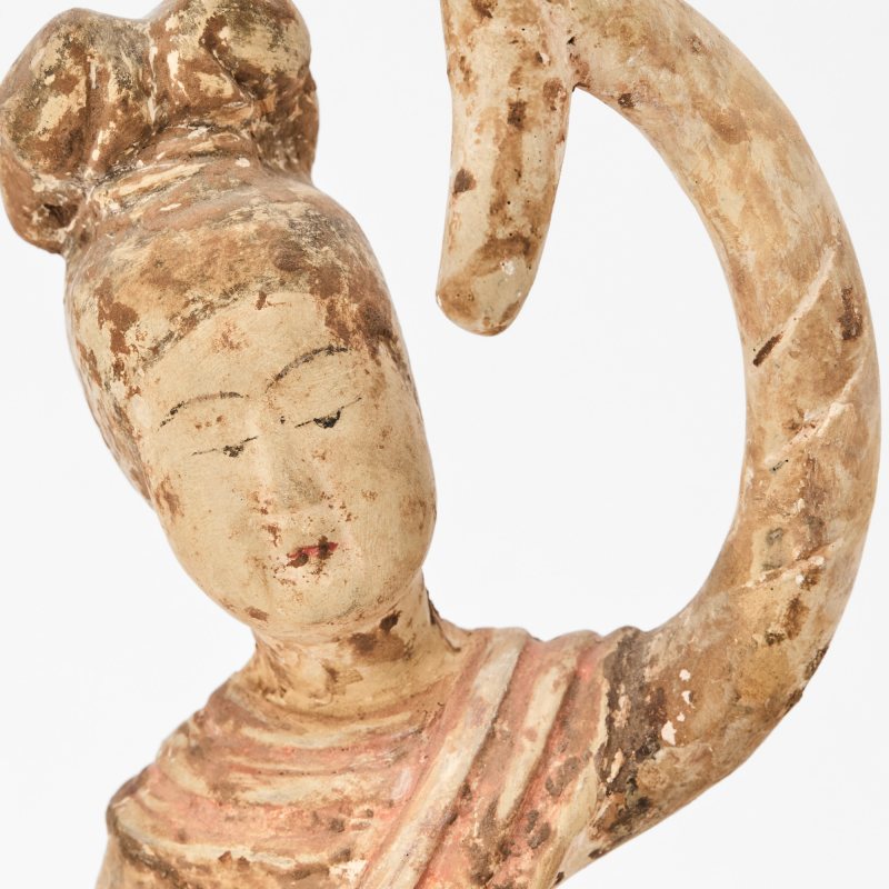 Five Chinese Painted Pottery Figures - 图5