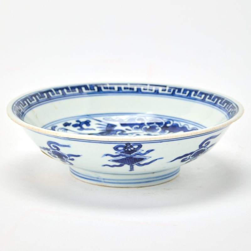 A Chinese Blue and White Porcelain Dish - 图3