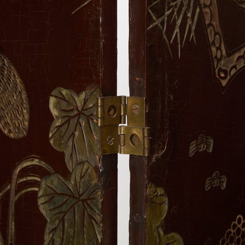 An Unusual Chinese Four-Panel Coromandel Screen - 图4