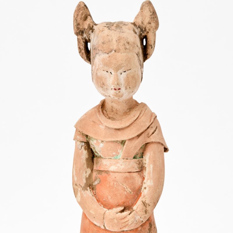Five Chinese Painted Pottery Figures - 图6