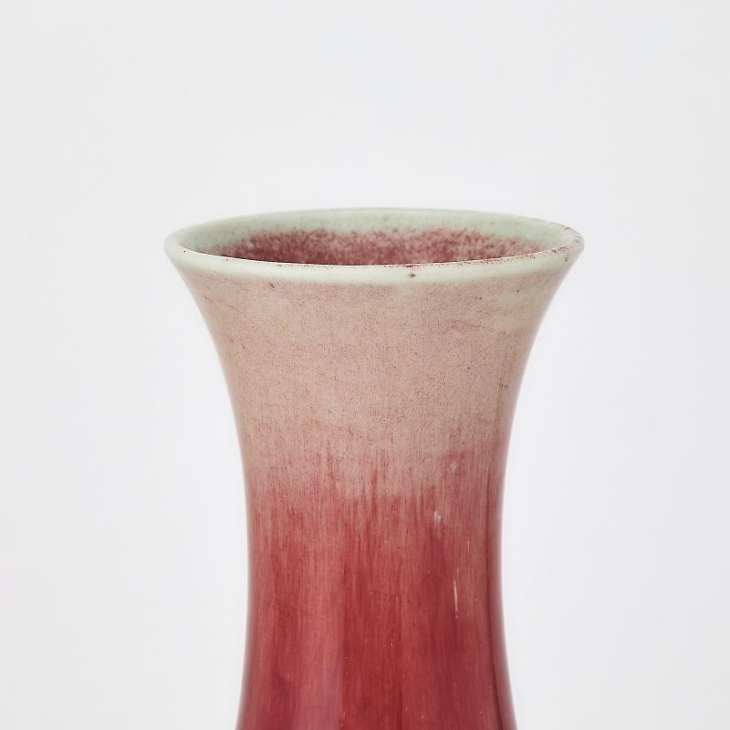 A Chinese Copper Red Glazed Porcelain Bottle Vase - 图3