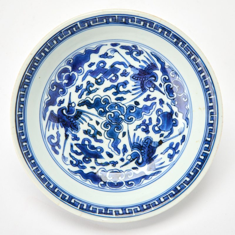 A Chinese Blue and White Porcelain Dish - 图4