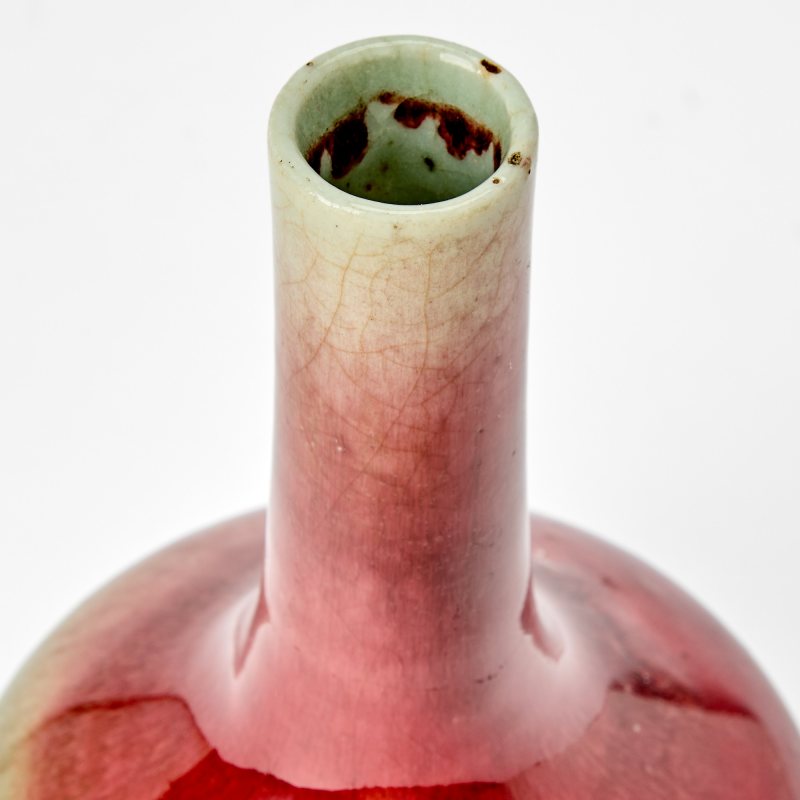 A Chinese Peachbloom Glazed Porcelain Vase - 图3