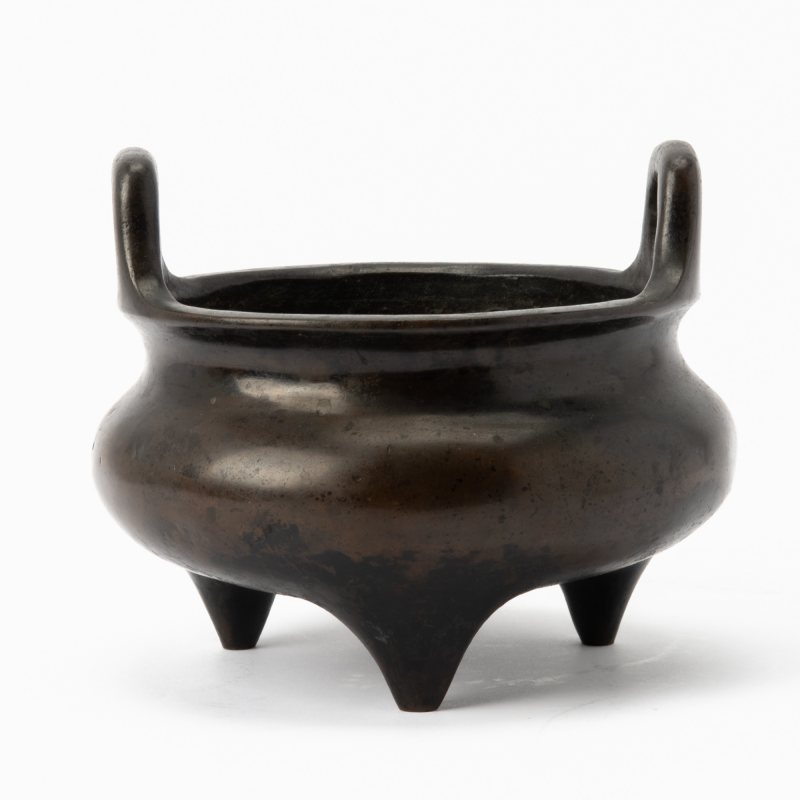 A Chinese Cast Bronze Censer