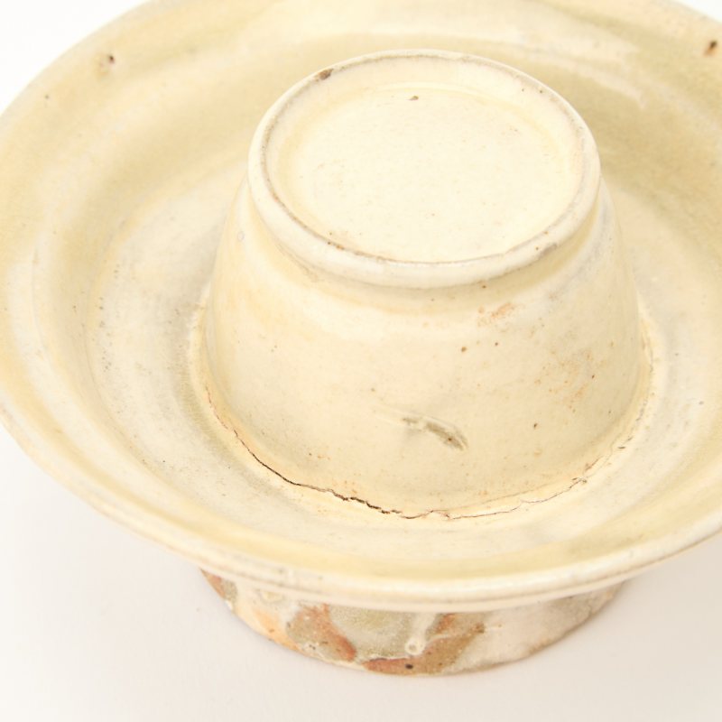 A Pair of Chinese Glazed Ceramic Cup Stands - 图3