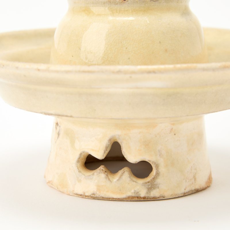 A Pair of Chinese Glazed Ceramic Cup Stands - 图4