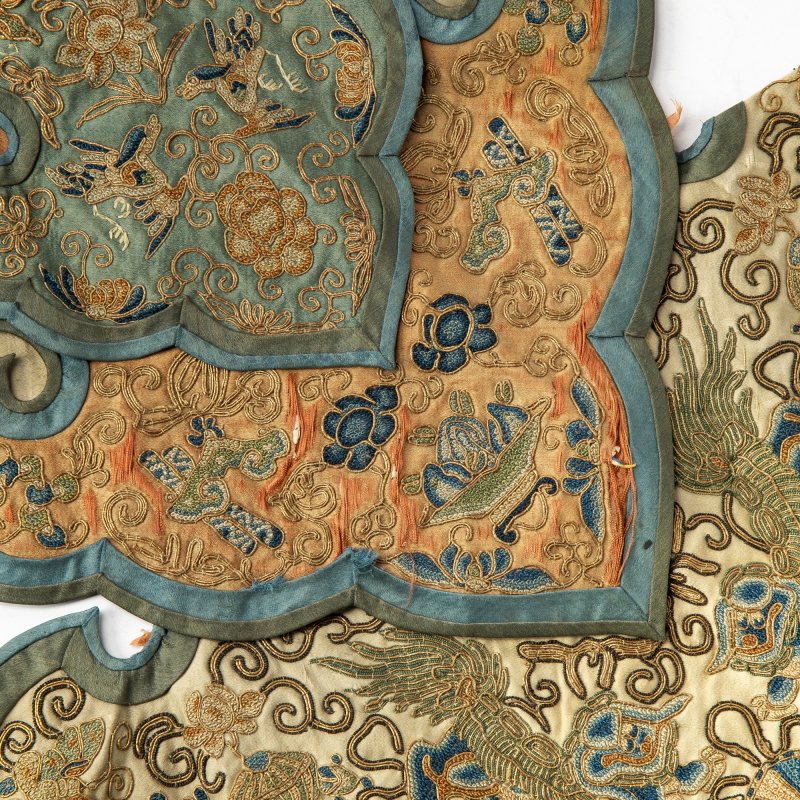 A Fine Chinese Embroidered Silk Collar - 图5