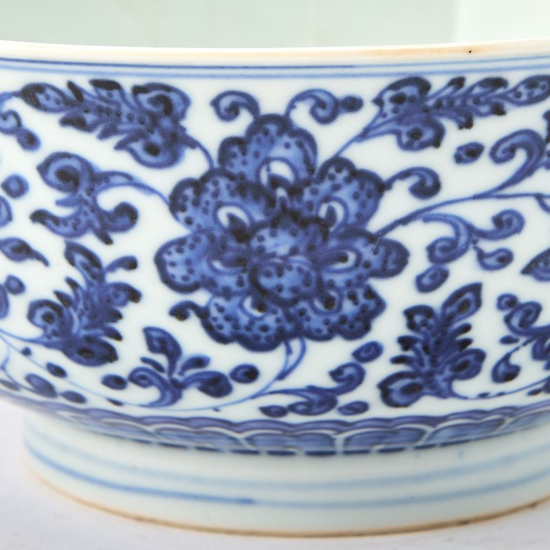 A Chinese Blue and White Porcelain Bowl - 图4
