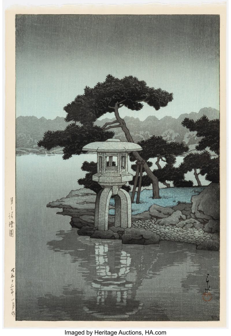 Kawase Hasui (Japanese, 1883-1957), Two Works - 图2