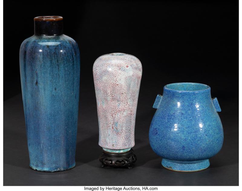 A Group of Three Chinese Glazed Vases - 图3