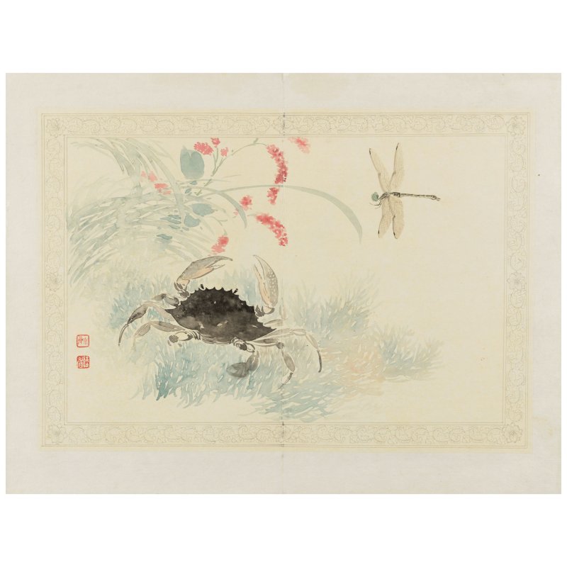 陸小曼 (1903-1965)　花卉蟲草冊　設色紙本　冊頁十開二十頁　一九三一年作 | LU XIAOMAN（1903-1965) - 图4