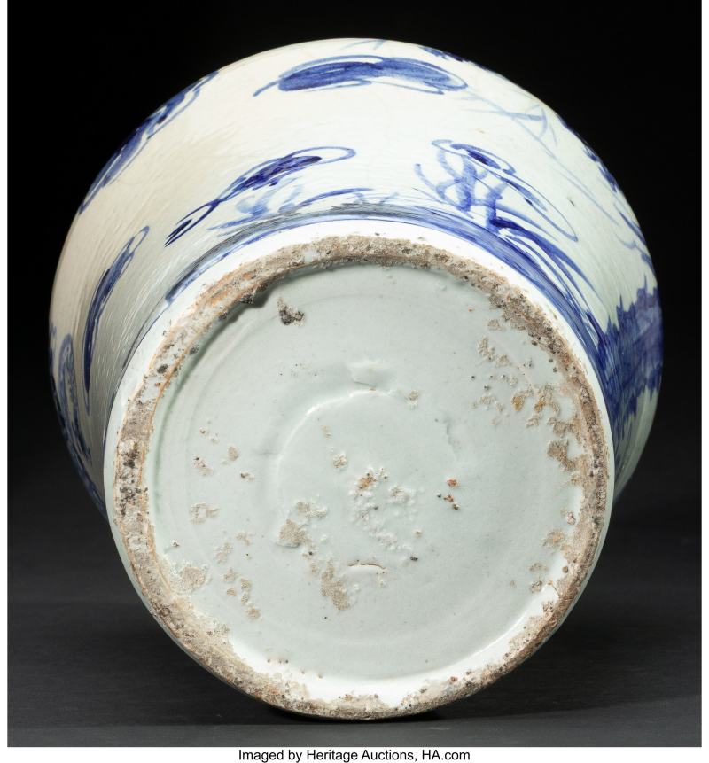 A Tall Korean Blue and White Jar - 图4