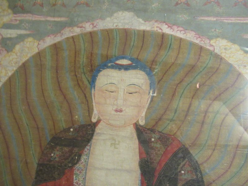 佚名　釋迦摩尼　設色絹本　鏡框　明代 | ANONYMOUS (MING DYNASTY) - 图12