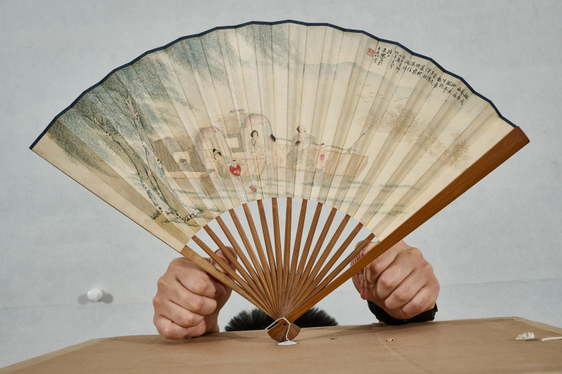 吴友如 1883年作 《船为家舍水为乡》 - 图2