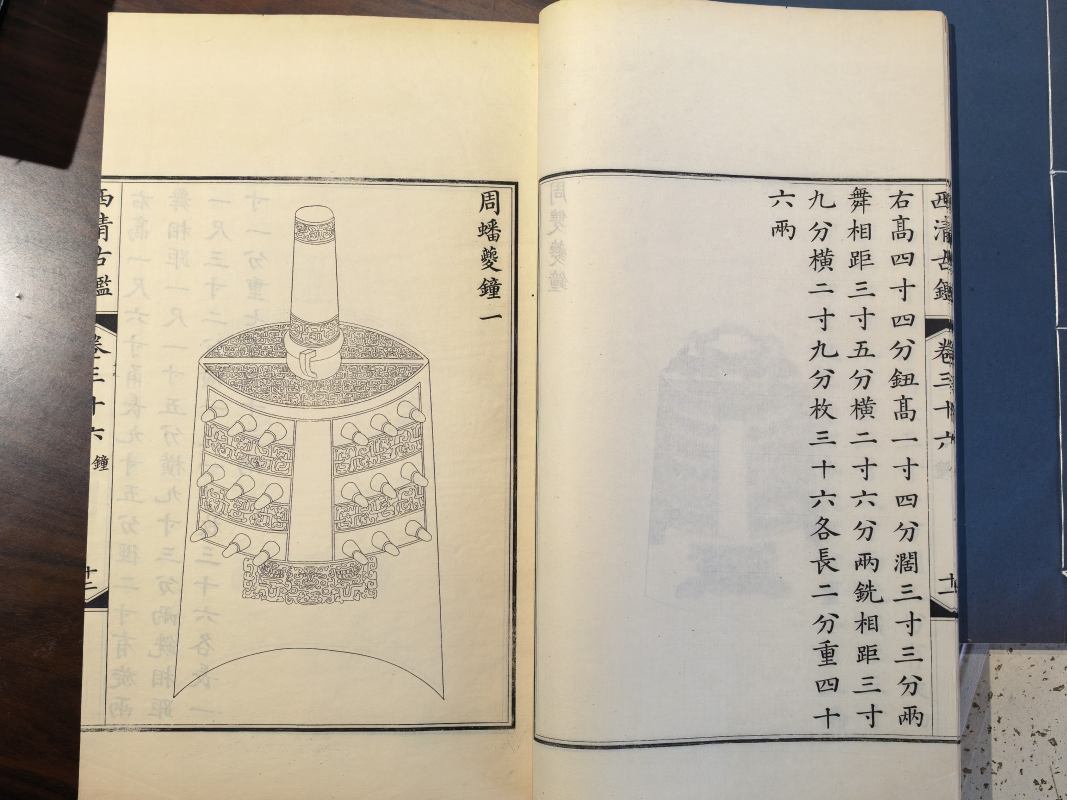 清光绪十四年（1888）日本迈宋书馆铜板印本 钦定西清古鉴四十卷附钱录十六卷（清）梁诗正等编 - 图19