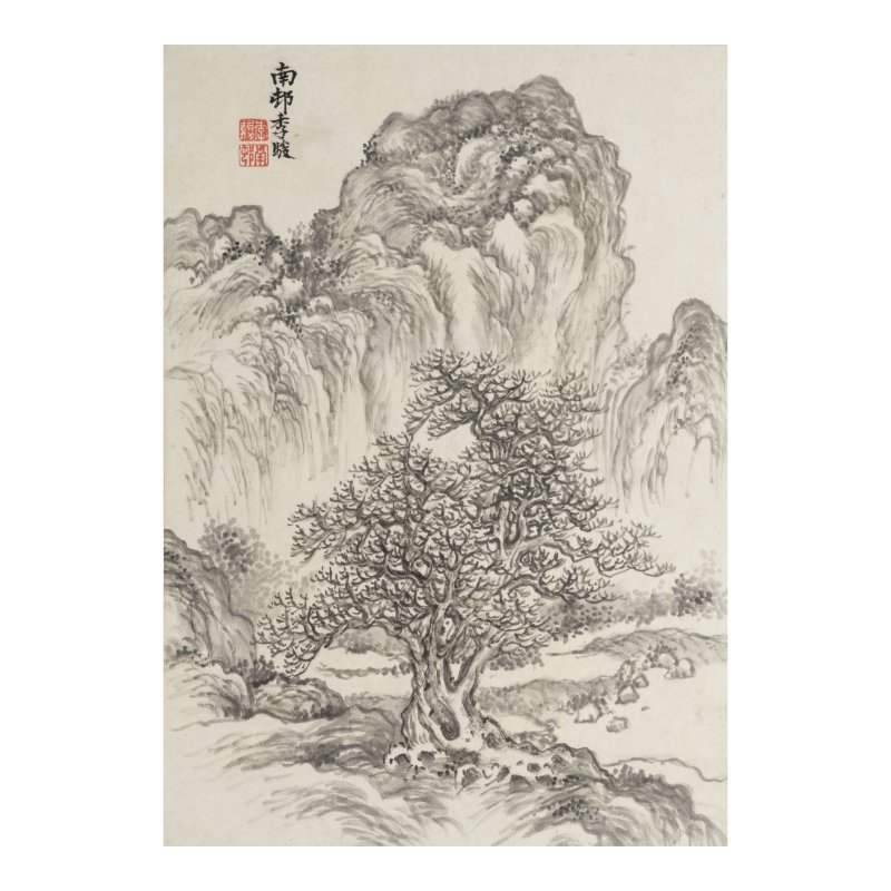 沈宗敬（1669-1725/35）等諸家　山水冊　水墨/設色紙本　蝴蝶裝冊頁十開　十八世紀初 | SHEN ZONGJING (1669-1725/35) AND VARIOUS ARTISTS (KANGXI PERIOD) - 图2