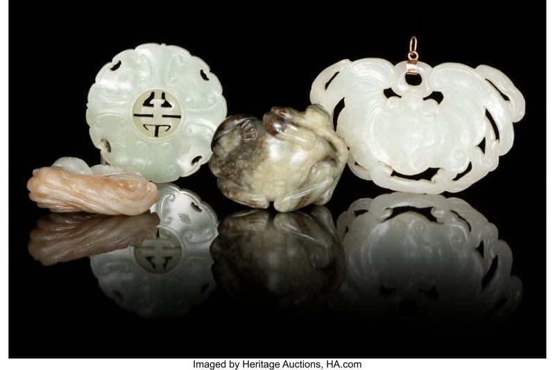 A Group of Four Chinese Jade Carvings - 图4