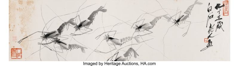 Qi Baishi (Chinese, 1864-1957), Shrimp