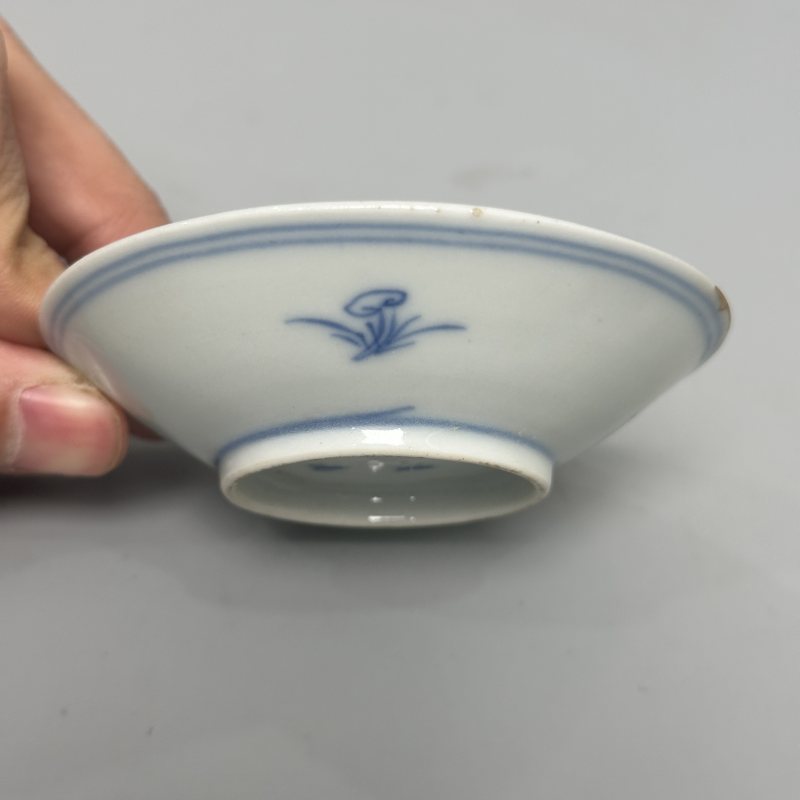 清乾隆 青花山水人物图盘 - 图19