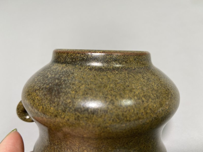 清 茶叶沫釉香炉 - 图12