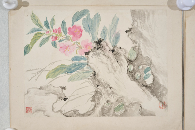 方薰  《抚古四屏》 - 图3