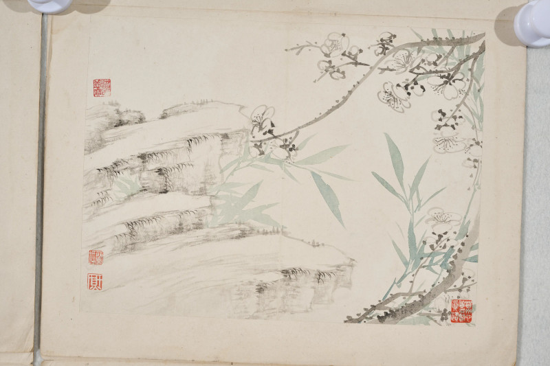 方薰  《抚古四屏》 - 图4