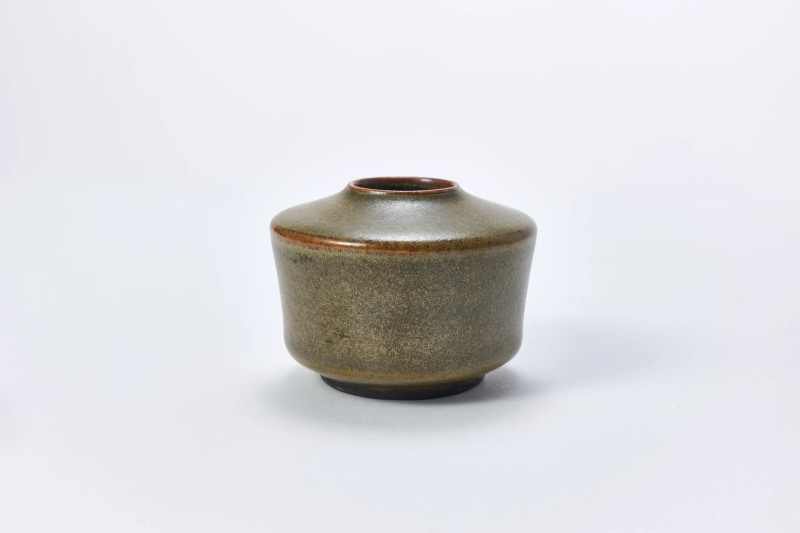 清乾隆 茶叶沫釉水盂 - 图4