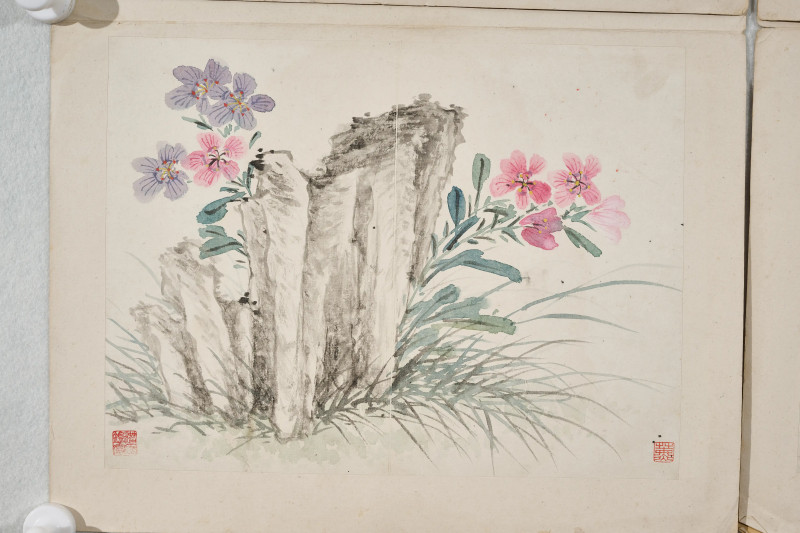 方薰  《抚古四屏》 - 图5