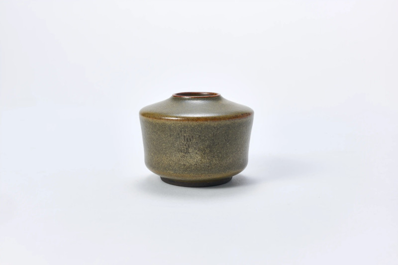 清乾隆 茶叶沫釉水盂 - 图5